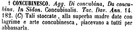 concubinesco